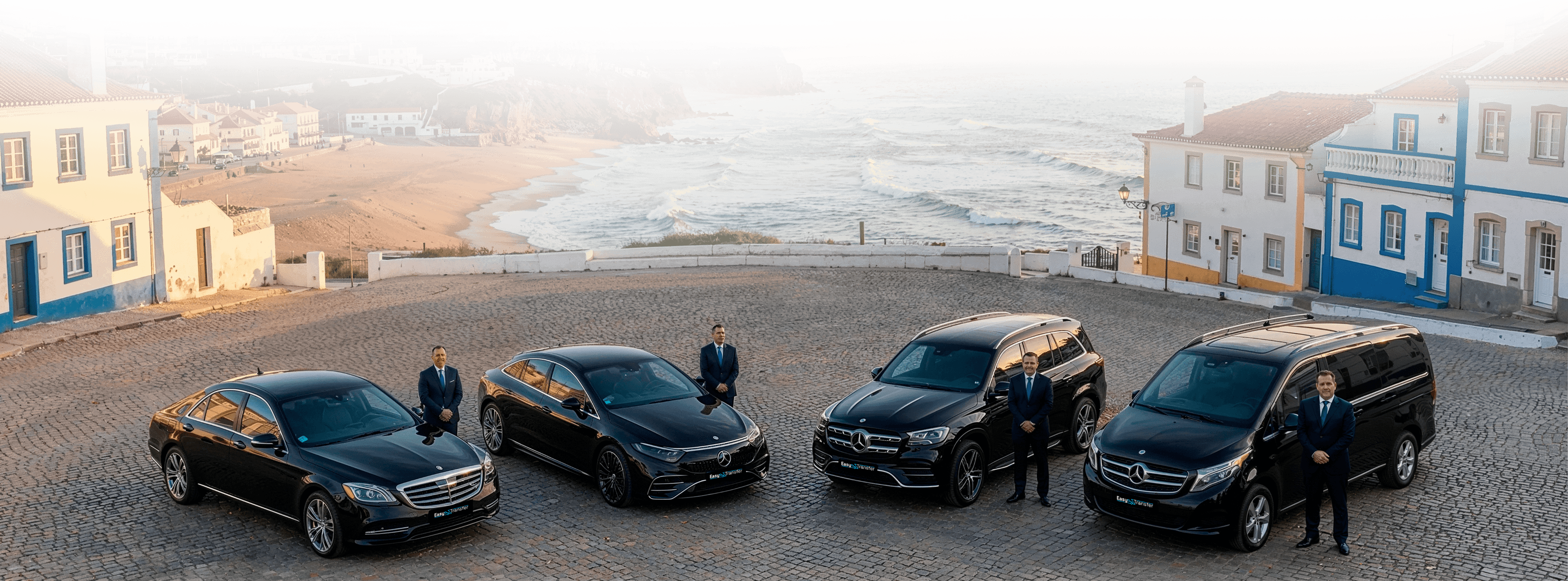 Frota Easy Transfer e motoristas profissionais