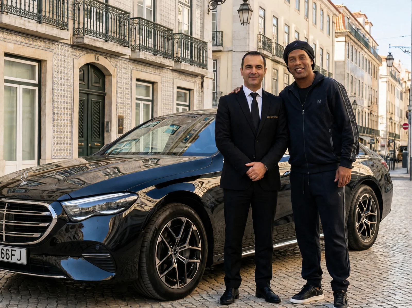 Luxury transfer arriving for hotel guest